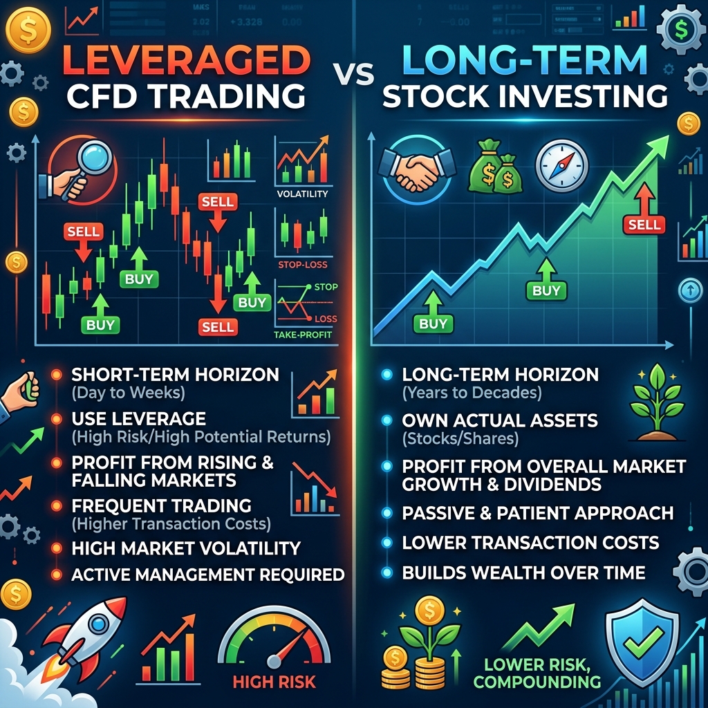CFD Trading vs Investing vs Forex vs Options: What is the difference?