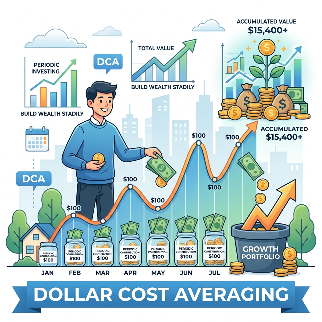 What is dollar cost averaging?